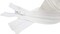 #3 Coil Separating White YKK Zippers for Sewing Craft & Apparel - Color White - Made in The United States (3 Zippers Per Pack) (22" Inches)